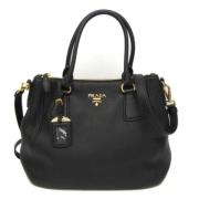 Prada Vintage Pre-owned Laeder prada-vskor Black, Dam