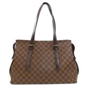 Louis Vuitton Vintage Pre-owned Canvas louis-vuitton-vskor Brown, Dam