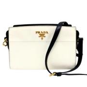 Prada Vintage Pre-owned Tyg prada-vskor White, Dam