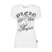 Philipp Plein Snygg Dam T-shirt - Köp Nu! White, Dam