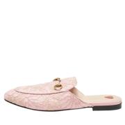 Gucci Vintage Pre-owned Spets mules Pink, Dam