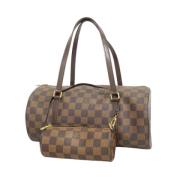 Louis Vuitton Vintage Pre-owned Tyg louis-vuitton-vskor Brown, Dam