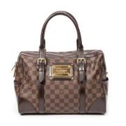 Louis Vuitton Vintage Pre-owned Belagd canvas handvskor Brown, Dam