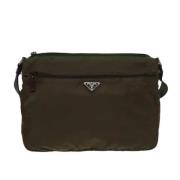 Prada Vintage Pre-owned Tyg prada-vskor Brown, Dam