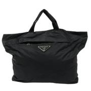 Prada Vintage Pre-owned Nylon prada-vskor Black, Dam