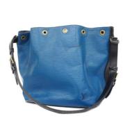 Louis Vuitton Vintage Pre-owned Tyg louis-vuitton-vskor Blue, Dam