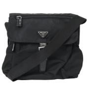 Prada Vintage Pre-owned Tyg prada-vskor Black, Dam