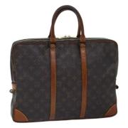 Louis Vuitton Vintage Pre-owned Canvas portfljer Brown, Dam