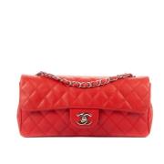 Chanel Vintage Pre-owned Laeder axelremsvskor Red, Dam