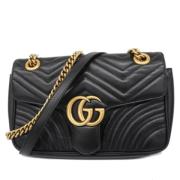 Gucci Vintage Pre-owned Laeder gucci-vskor Black, Dam