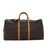 Louis Vuitton Vintage Pre-owned Canvas resvskor Brown, Dam