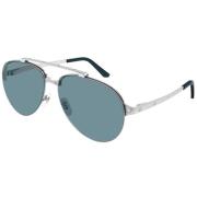 Cartier Stiliga solglasögon för chic look Gray, Unisex