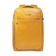 Piquadro Gul Bucket Bag Ryggsäck Yellow, Herr