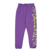 Disclaimer Lättvikts Herr Side Logo Sweatpants Purple, Herr