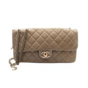 Chanel Vintage Pre-owned Laeder chanel-vskor Brown, Dam