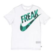 Nike Giannis Freak Print T-shirt Vit/Grön White, Herr