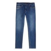 Fay Blå Slim-Fit Stretch Jeans Blue, Herr