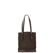 Louis Vuitton Vintage Pre-owned Canvas axelremsvskor Brown, Dam