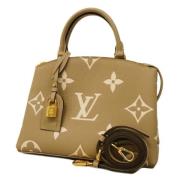 Louis Vuitton Vintage Pre-owned Tyg louis-vuitton-vskor Beige, Dam