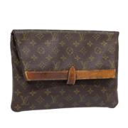 Louis Vuitton Vintage Pre-owned Canvas kuvertvskor Brown, Dam