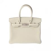 Hermès Vintage Pre-owned Laeder handvskor Beige, Dam