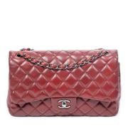 Chanel Vintage Pre-owned Laeder axelremsvskor Red, Dam