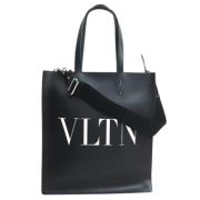 Valentino Vintage Pre-owned Laeder axelremsvskor Black, Herr