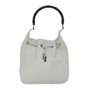 Gucci Vintage Pre-owned Laeder gucci-vskor White, Dam