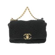 Chanel Vintage Pre-owned Bomull chanel-vskor Black, Dam