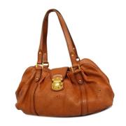 Louis Vuitton Vintage Pre-owned Tyg louis-vuitton-vskor Brown, Dam