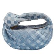 Bottega Veneta Vintage Pre-owned Laeder handvskor Blue, Dam