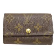 Louis Vuitton Vintage Pre-owned Tyg nyckelhllare Brown, Dam