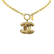 Chanel Vintage Pre-owned Metall chanel-smycken Yellow, Dam