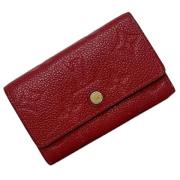 Louis Vuitton Vintage Pre-owned Tyg nyckelhllare Red, Dam