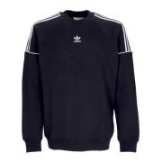 Adidas Svart Crewneck Sweatshirt med Ikoniskt Logotyp Black, Herr