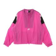 Nike Heritage Jacka Kort Windbreaker Fire Pink Pink, Dam