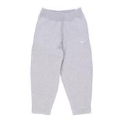 Nike Fleece Tracksuit Pants Curved Gray, Dam