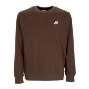 Nike Barock Herr Crewneck Sweatshirt Brun/Vit Brown, Herr