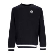 Nike Brooklyn Nets Crewneck Sweatshirt Courtside Svart Black, Herr