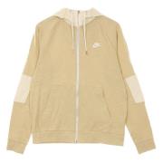 Nike Modern Lättvikts Dragkedja Hoodie Sweatshirt Beige, Herr