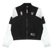 Nike Brooklyn Nets Tracksuit Jacka Svart/Vit Black, Dam