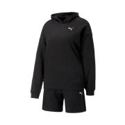 Puma Svart Träningsdräkt Dam Lounge Set Black, Dam