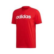 Adidas Röd Lin Tee T-shirt Bekväm Mode Red, Herr