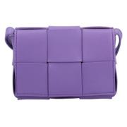 Bottega Veneta Laeder crossbodyvskor Purple, Dam