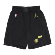 Nike Utah Jazz Basketshorts Svart/Gul Black, Herr