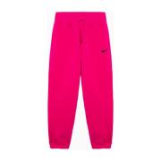 Nike Elastiska Oversize Sweatpants för Kvinnor Pink, Dam