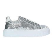 Casadei Sneakers Silver Gray, Dam