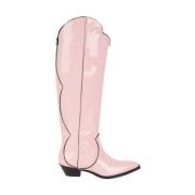 Msgm High Boots Pink, Dam