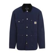 Carhartt Wip Blå Kappor för Män Aw24 Blue, Herr