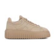 Hogan Beige Sneakers för Kvinnor Aw24 Beige, Dam